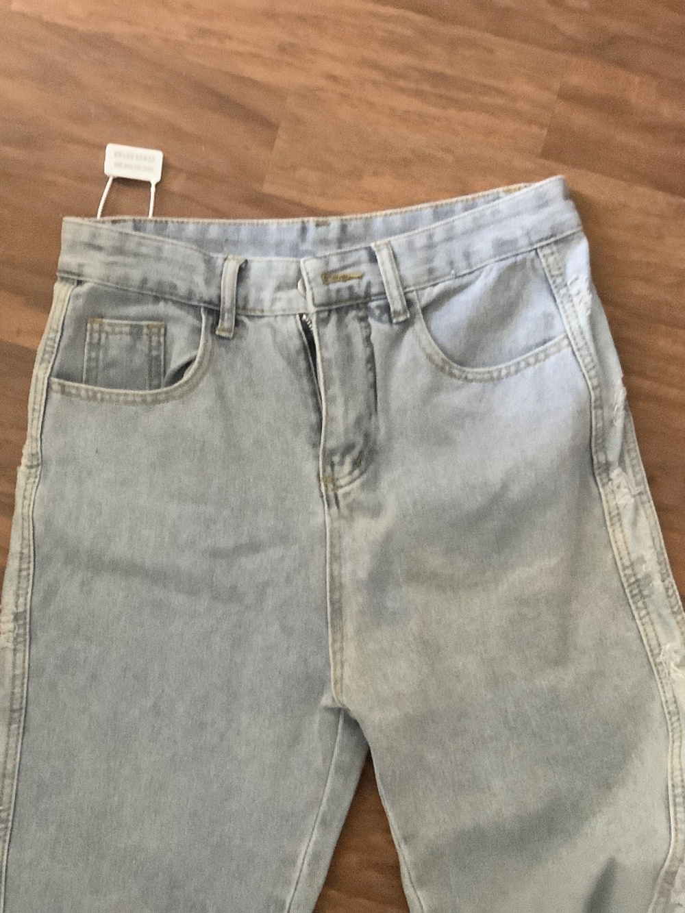 NWT high-rise wide leg jeans